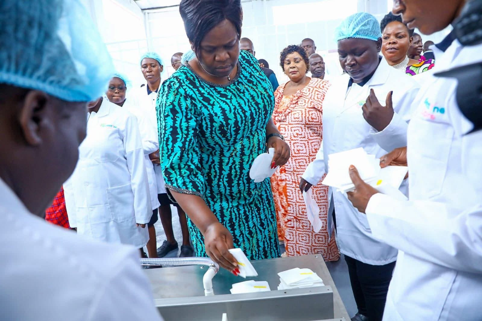 Period Poverty End Game: Wanga Unveils Historic Pad Factory