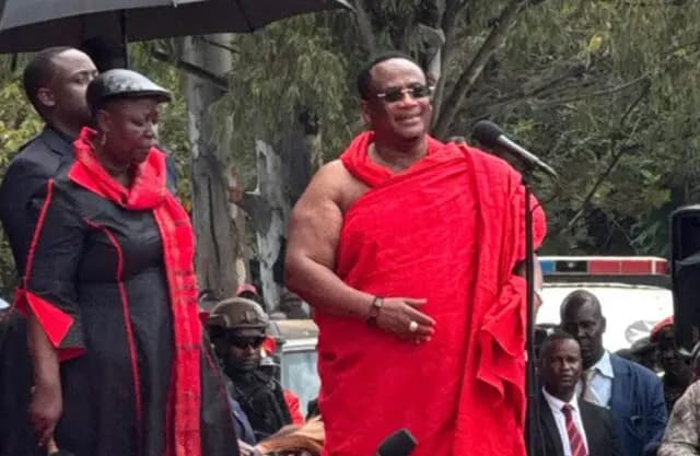 Ruth Odinga Introduces Ghanaian Husband at Brother Raila's Funeral