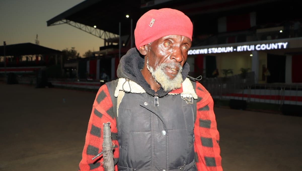71-Year-Old Man Walks 11 Days to Attend Mashujaa Day in Kitui
