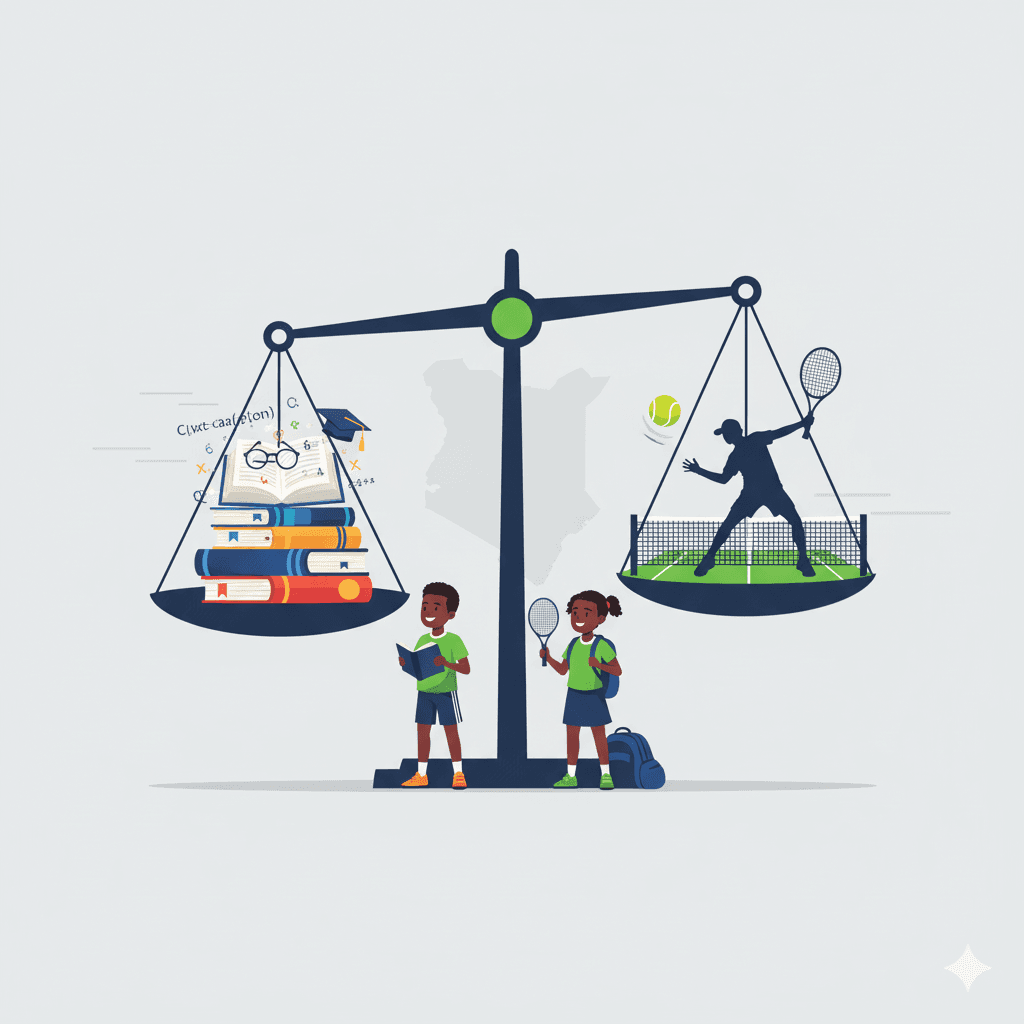 The Balancing Act: Kenyan Tennis Prodigies Juggle Books and Backhands