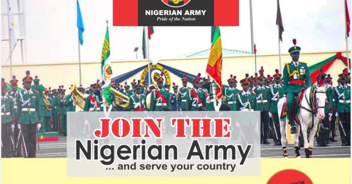 Army Releases DSSC 29 Shortlist: Candidates Ordered to Jaji