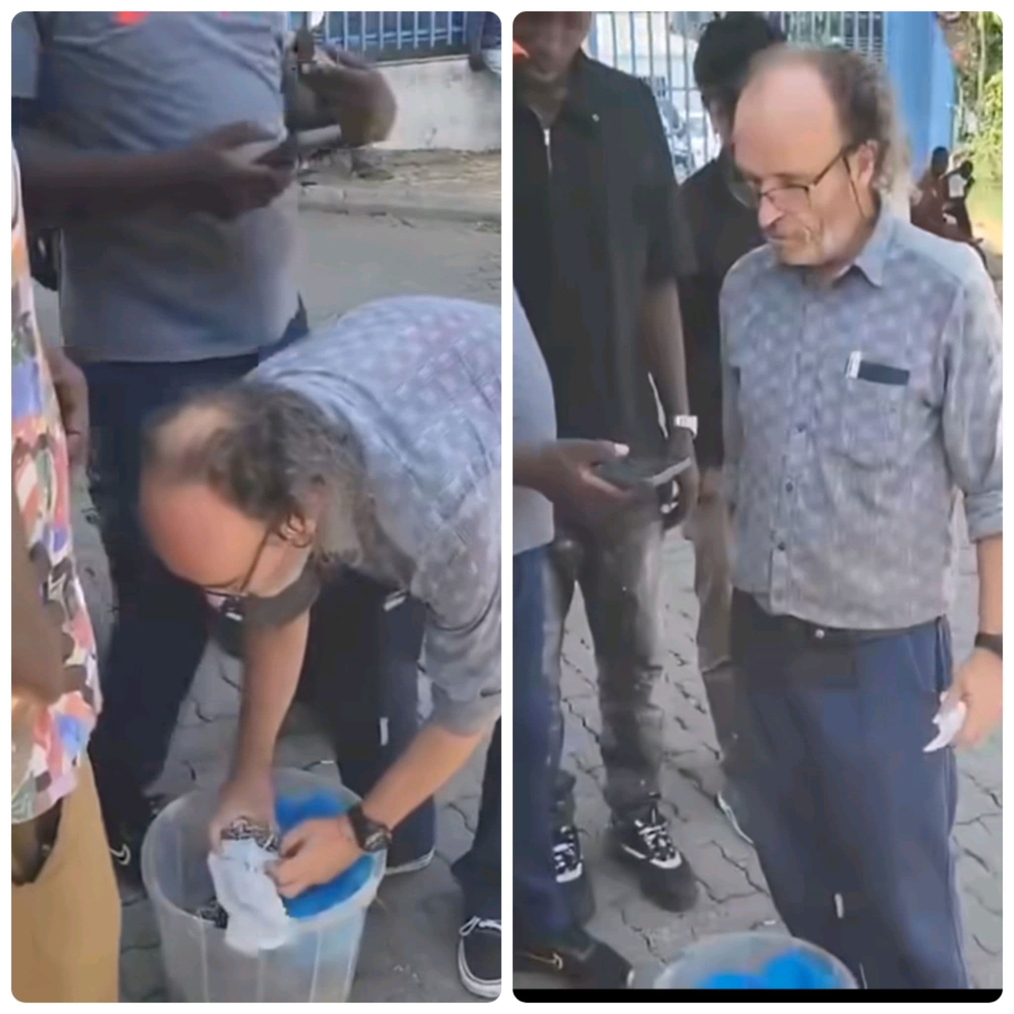 Economic Shift: Caucasian Hawker Stuns Mombasa with Omena Sales