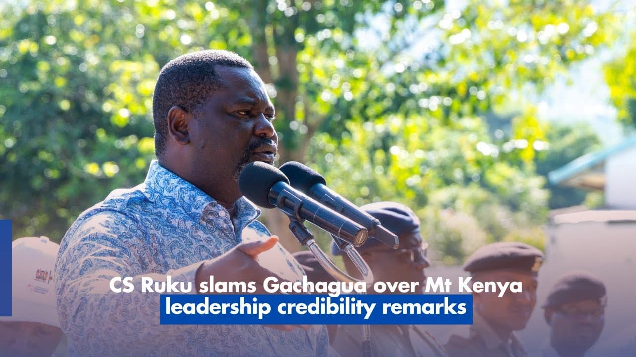 CS Ruku Criticises Gachagua's Mt Kenya Remarks, Backs Kindiki