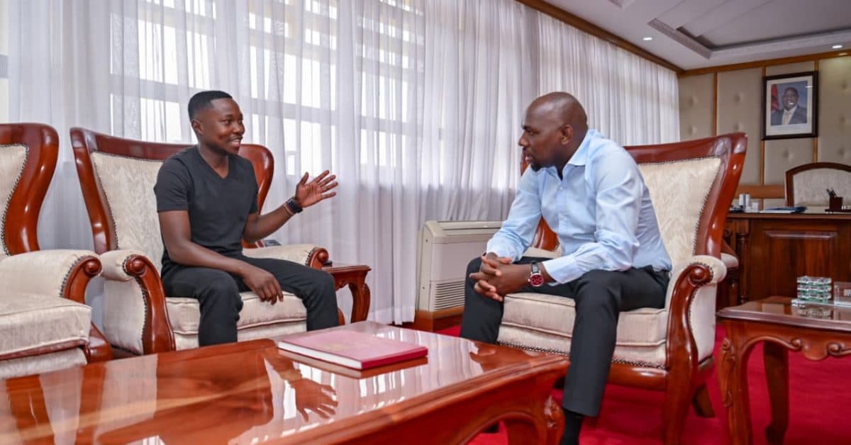 Murkomen Meets TikToker After Viral KSh 100 Data Plea