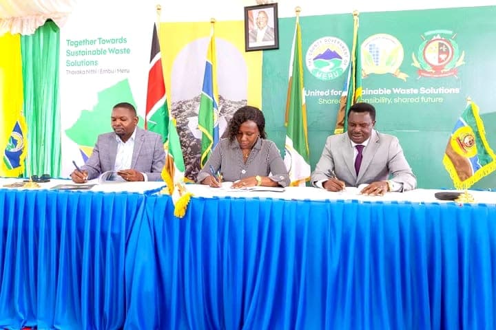 Mt Kenya East Counties Ink Landmark Pact to Turn Waste into Wealth
