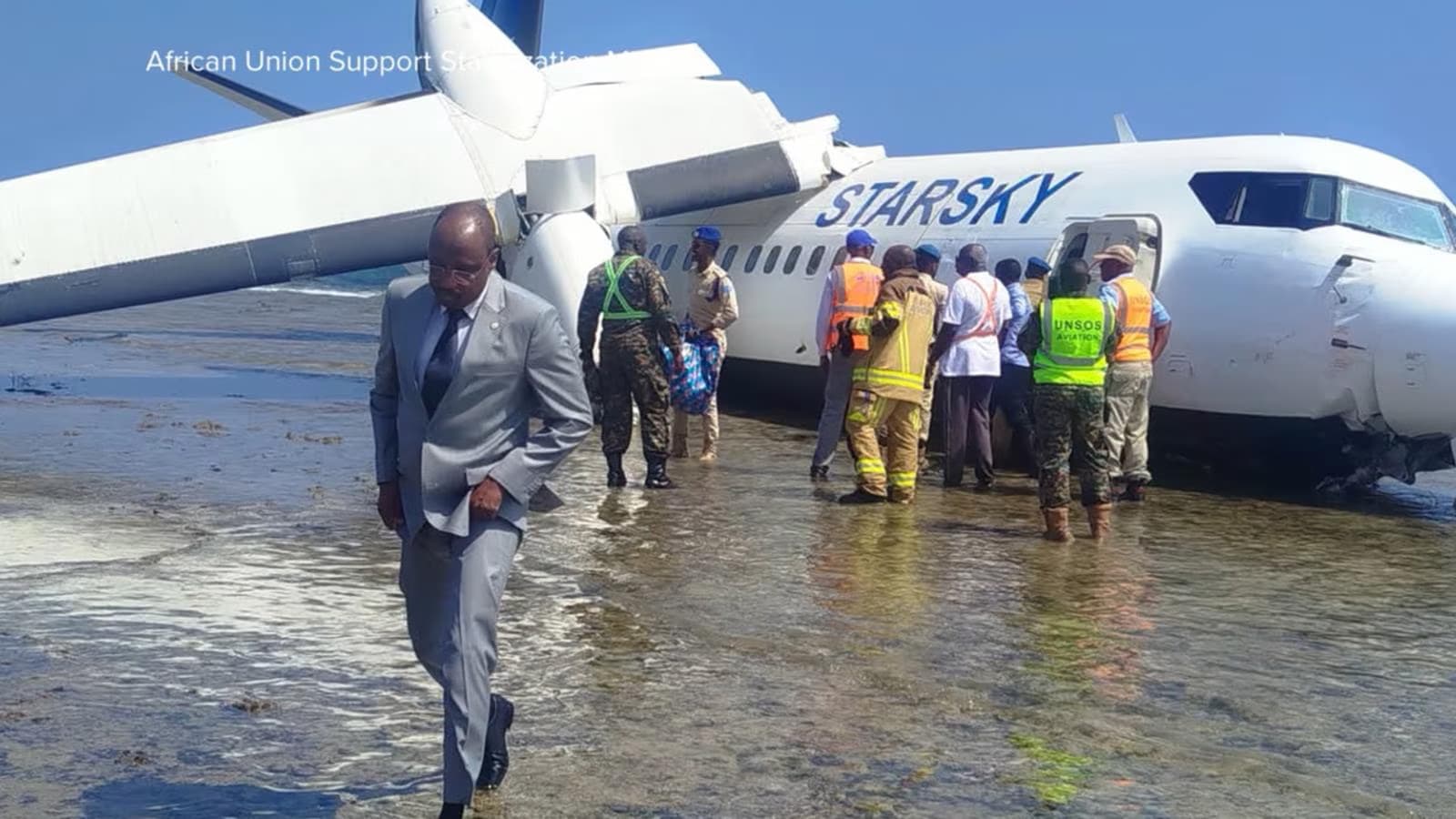 Miracle in Mogadishu: 55 Survive as Plane Skids into Ocean