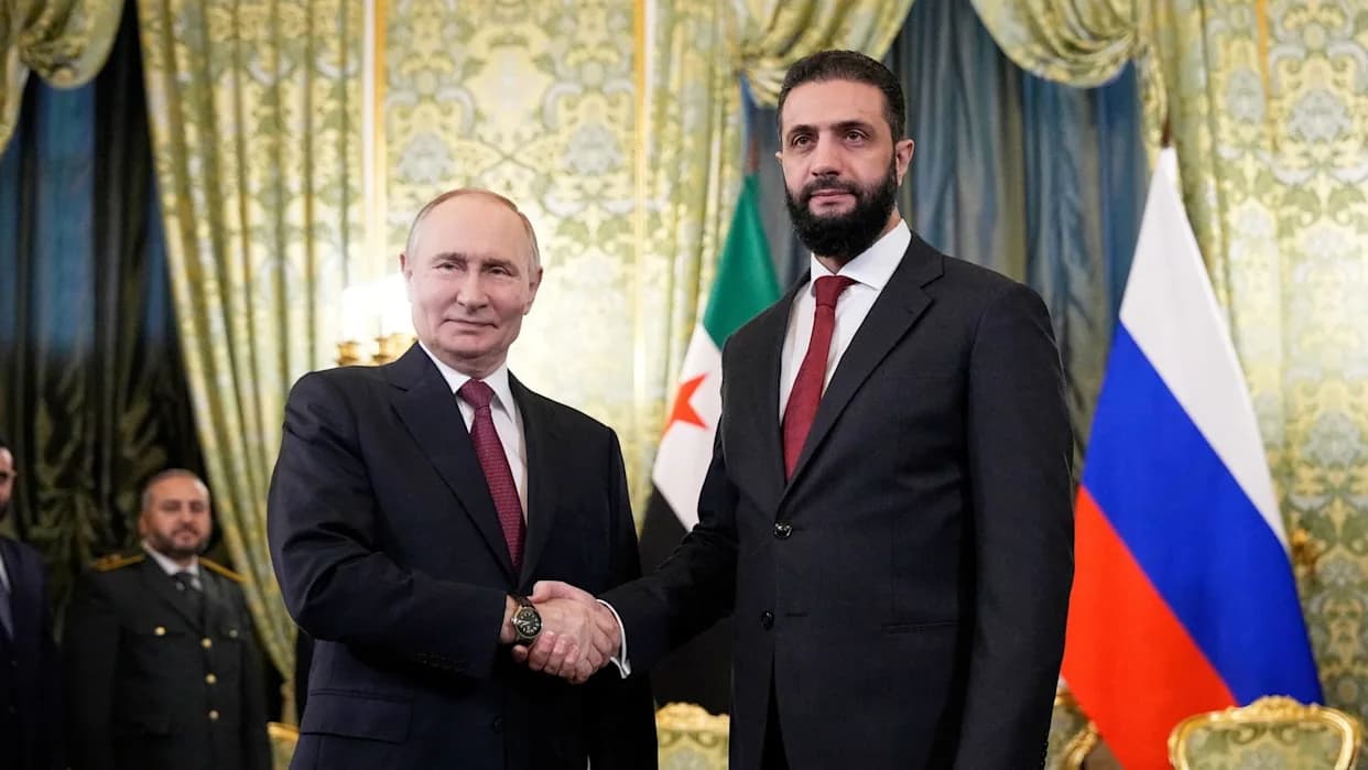 Syrian President Al-Sharaa Meets Putin in Moscow Amidst Shifting Alliances