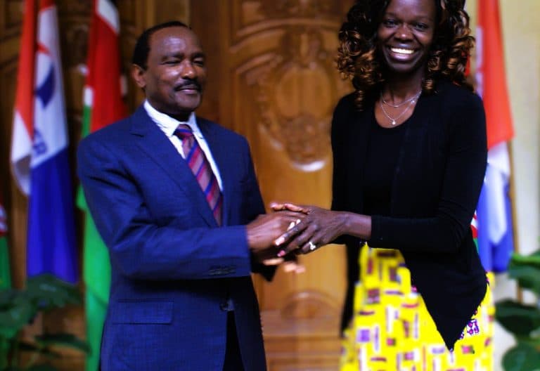 Kalonzo Hosts First Kenyan-American Minnesota Legislator Huldah Momanyi Hiltsley