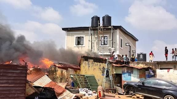 Inferno at Mile 2: Chemical Explosions Rip Through Lagos Industrial Estate