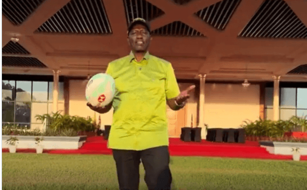 Presidential Hype: Ruto Orders Fans to "Squad Up" for Rugby Showdown