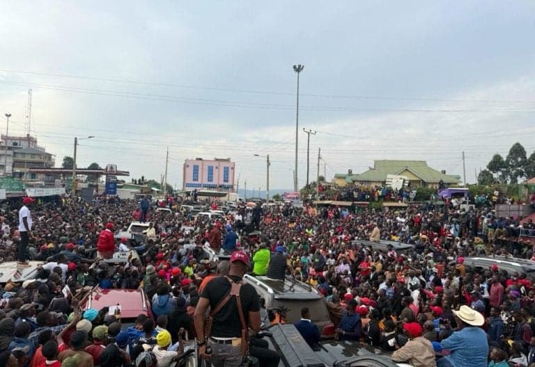 Matiangi Draws Massive Crowds During Kisii Opposition Rally