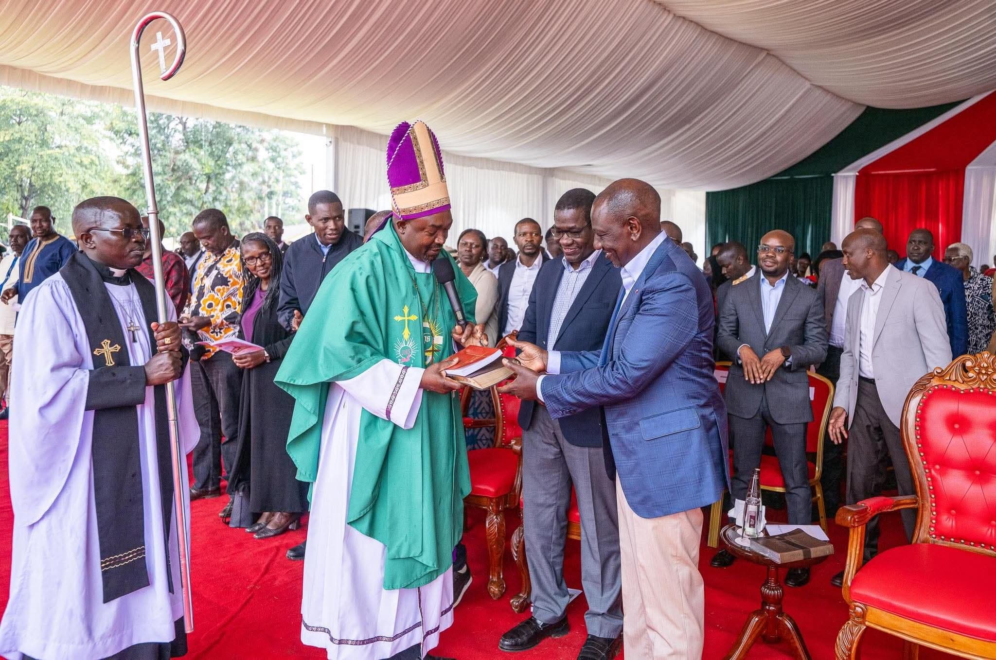 Gachagua Accuses Ruto of Buying Pulpit Support