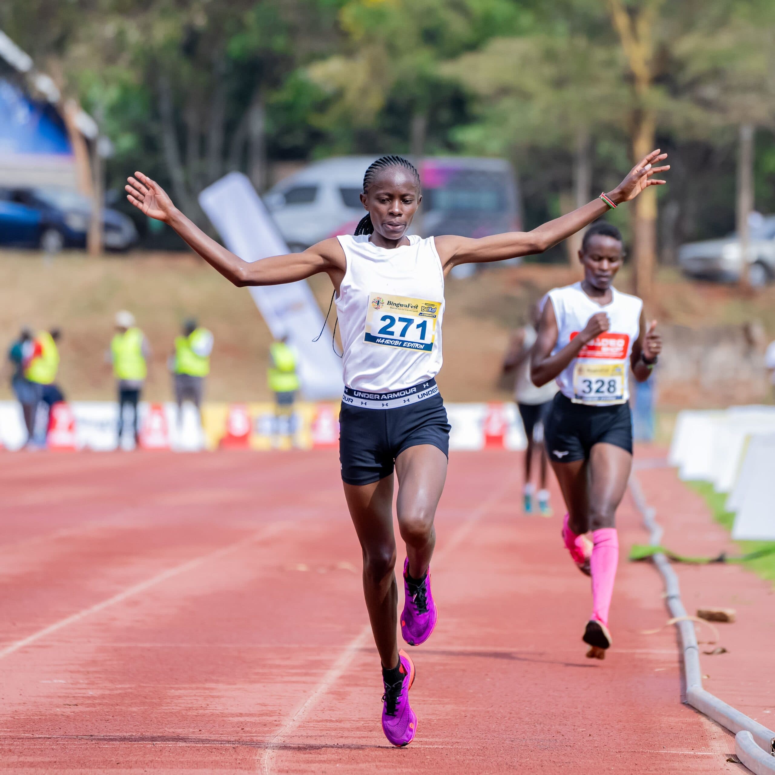 Diana Wanza Dominates BingwaFest Nairobi With Double Gold